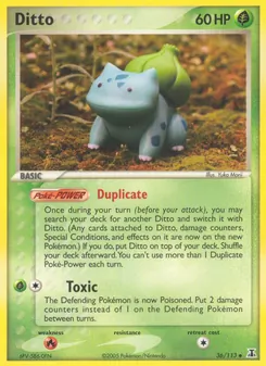 Ditto, Karte 36 aus EX Delta Species