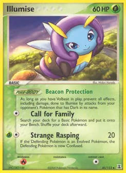 Illumise, Karte 45 aus EX Delta Species