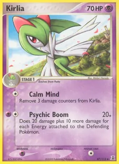 Kirlia, Karte 47 aus EX Delta Species