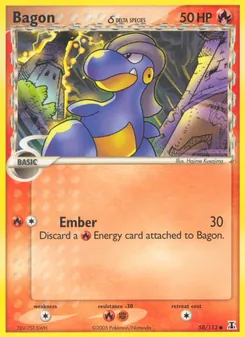 Kindwurm δ, Karte 58 aus EX Delta Species