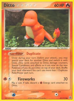 Ditto, Karte 61 aus EX Delta Species