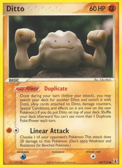 Ditto, Karte 62 aus EX Delta Species
