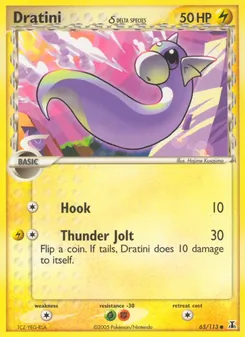 Dratini δ, Karte 65 aus EX Delta Species