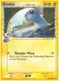 Dratini δ, Karte 66 aus EX Delta Species