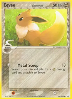 Evoli δ, Karte 68 aus EX Delta Species