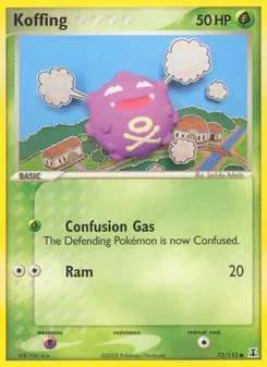 Smogon, Karte 72 aus EX Delta Species