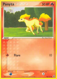 Ponita, Karte 78 aus EX Delta Species