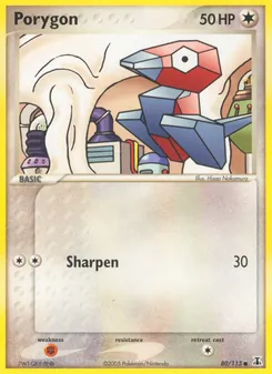 Porygon, Karte 80 aus EX Delta Species