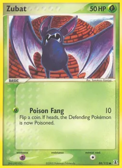 Zubat, Karte 88 aus EX Delta Species