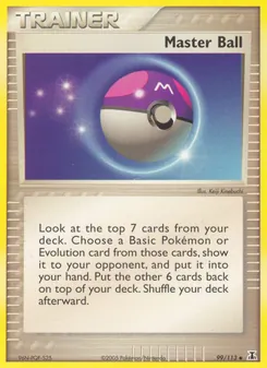 Meisterball, Karte 99 aus EX Delta Species
