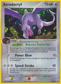 Aerodactyl, Karte 1 aus EX Legend Maker