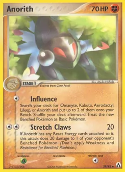 Anorith, Karte 29 aus EX Legend Maker