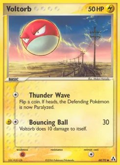 Voltobal, Karte 68 aus EX Legend Maker