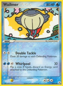 Wailmer, Karte 69 aus EX Legend Maker