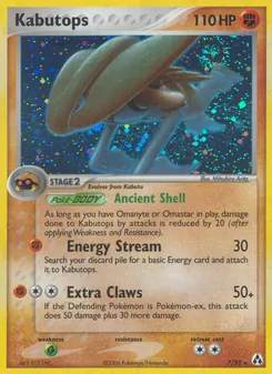 Kabutops, Karte 7 aus EX Legend Maker