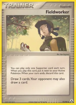 Feldarbeiter, Karte 73 aus EX Legend Maker
