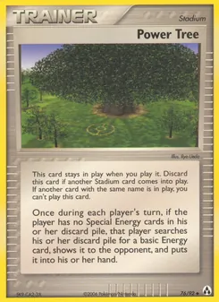 Energiebaum, Karte 76 aus EX Legend Maker