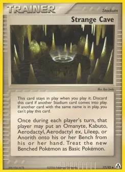 Seltsame Höhle, Karte 77 aus EX Legend Maker