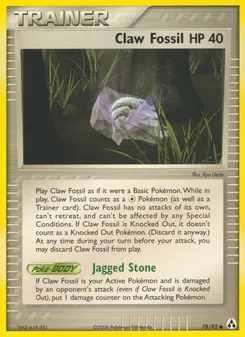 Klauenfossil, Karte 78 aus EX Legend Maker