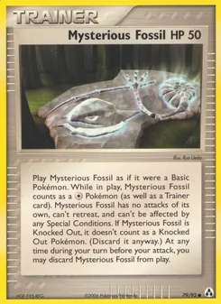 Geheimnis-Fossil, Karte 79 aus EX Legend Maker