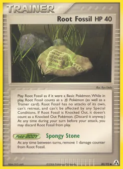 Wurzelfossil, Karte 80 aus EX Legend Maker