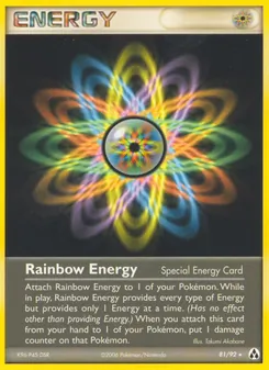 Regenbogen Energie, Karte 81 aus EX Legend Maker