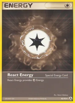 Reaktions-Energie, Karte 82 aus EX Legend Maker