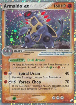 Armaldo-ex, Karte 84 aus EX Legend Maker