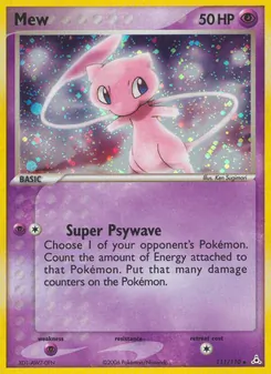 Mew, Karte 111 aus EX Holon Phantoms