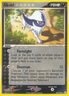 Absol, Karte 18 aus EX Holon Phantoms