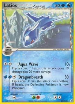 Latios δ, Karte 22 aus EX Holon Phantoms