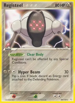 Registeel, Karte 29 aus EX Holon Phantoms