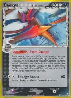 Deoxys δ, Karte 3 aus EX Holon Phantoms