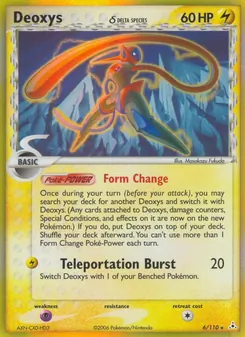 Deoxys δ, Karte 6 aus EX Holon Phantoms