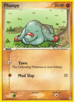 Phanpy, Karte 75 aus EX Holon Phantoms