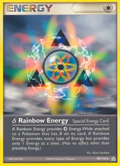 δ Regenbogen-Energie, Karte 98 aus EX Holon Phantoms