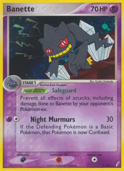 Banette, Karte 1 aus EX Crystal Guardians