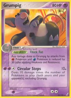 Groink, Karte 20 aus EX Crystal Guardians
