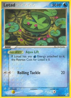 Loturzel, Karte 55 aus EX Crystal Guardians