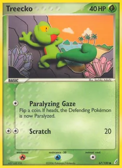 Geckarbor, Karte 67 aus EX Crystal Guardians