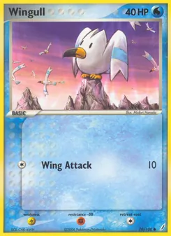 Wingull, Karte 70 aus EX Crystal Guardians