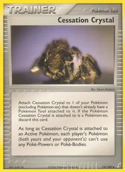 Kristall des Stillstandes, Karte 74 aus EX Crystal Guardians