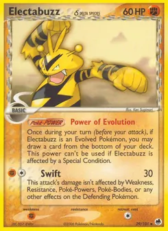 Elektek δ, Karte 29 aus EX Dragon Frontiers