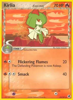 Kirlia δ, Karte 33 aus EX Dragon Frontiers