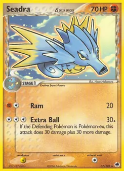 Seemon δ, Karte 37 aus EX Dragon Frontiers
