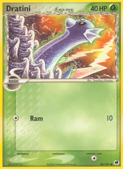 Dratini δ, Karte 46 aus EX Dragon Frontiers