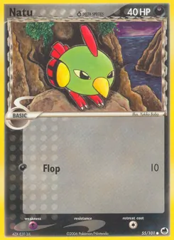 Natu δ, Karte 55 aus EX Dragon Frontiers