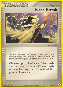 Insel-Eremit, Karte 76 aus EX Dragon Frontiers