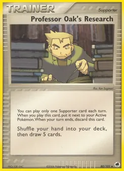 Prof. Eichs Nachforschungen, Karte 80 aus EX Dragon Frontiers