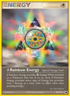 δ Regenbogen-Energie, Karte 88 aus EX Dragon Frontiers